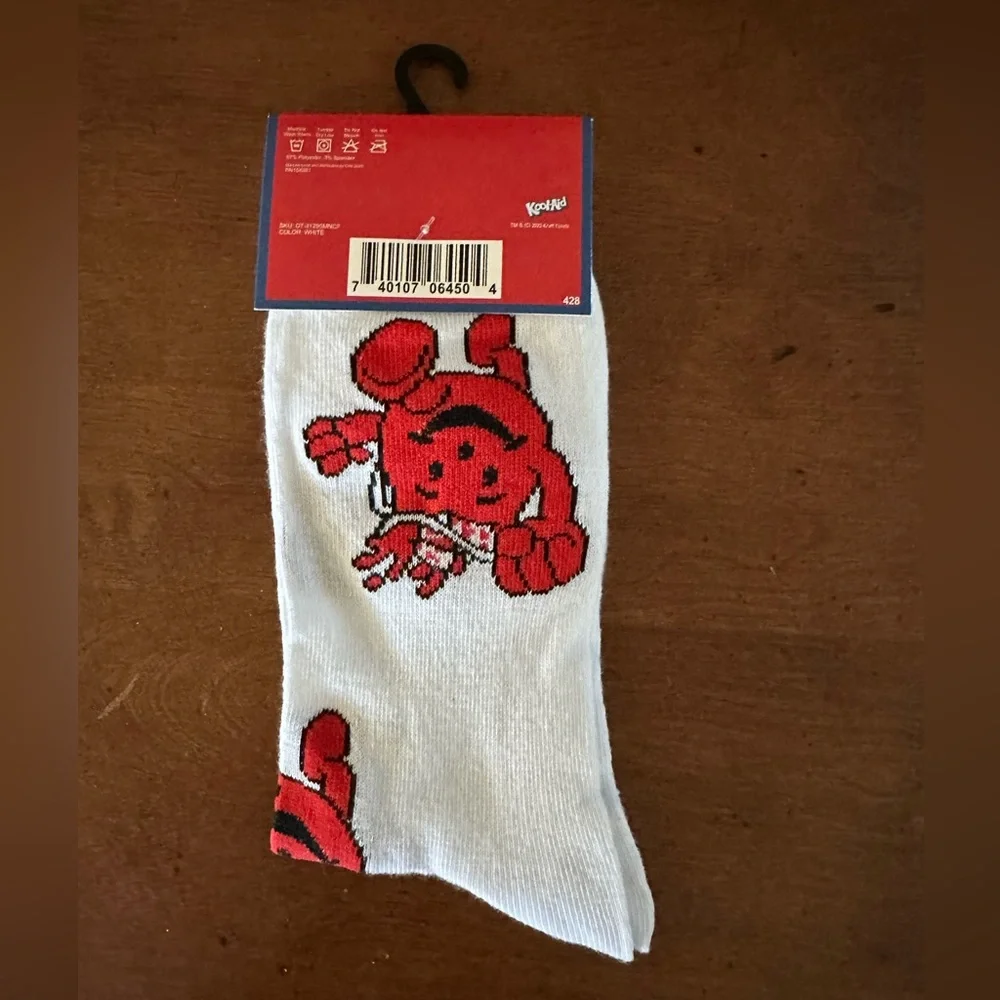 🌵3/$15 Red Koolaid crew socks ( see description)
